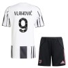 Juventus Vlahovic 9 Børn Hjemme 2025-26 - Fodboldtrøjer (S/S)
